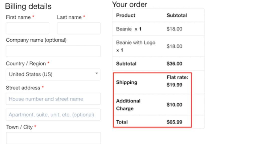 Custom woocommerce 4