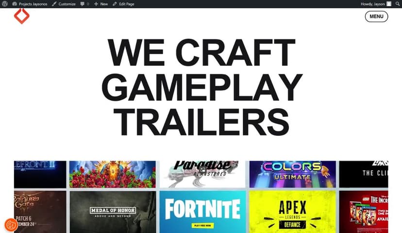 Showcasing Video Game Trailers with a Custom Theme for Dark Burn Creative